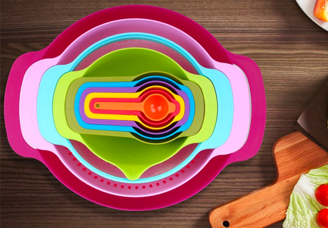 $16.69 (Reg $30) 10-Piece Mixing Bowl Set