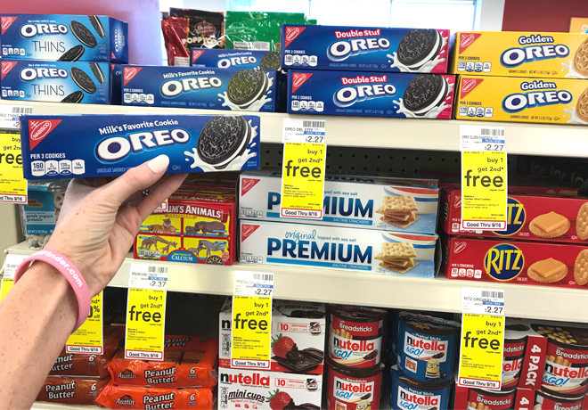 $0.79 (Reg $2.27) Nabisco Cookies or Crackers at CVS