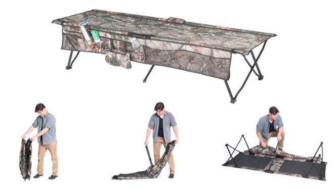 *HOT* $29 (Reg $60) Ozark Trail Instant Cot with Side Storage + FREE Pickup