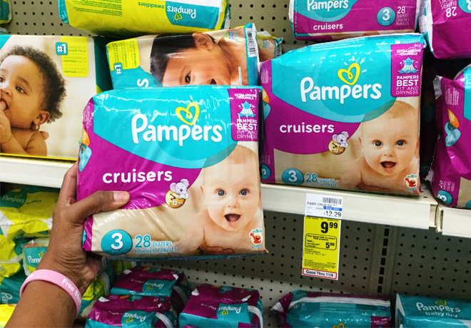 $5.49 (Reg $12.29) Pampers Jumbo Pack Diapers at CVS