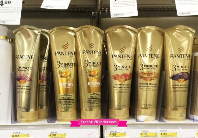 FREE Pantene 3-Minute Miracle Conditioner Coupon + Target Deal (Print Now!)