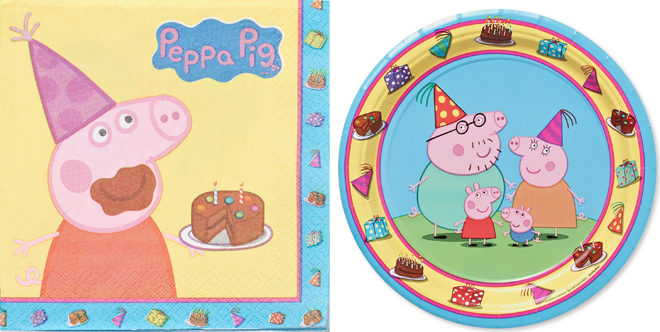 $0.67 (Reg $1.67) Peppa Pig Party Supplies + FREE Pickup