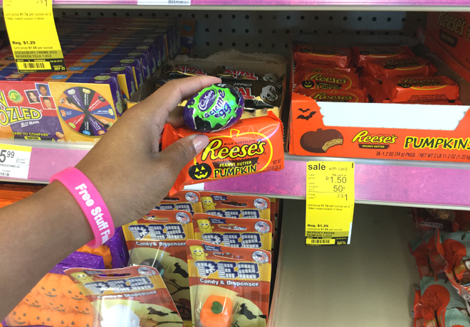 $0.50 (Reg $1.29) Reese's, Kit Kat or Cadbury Halloween Candy at Walgreens