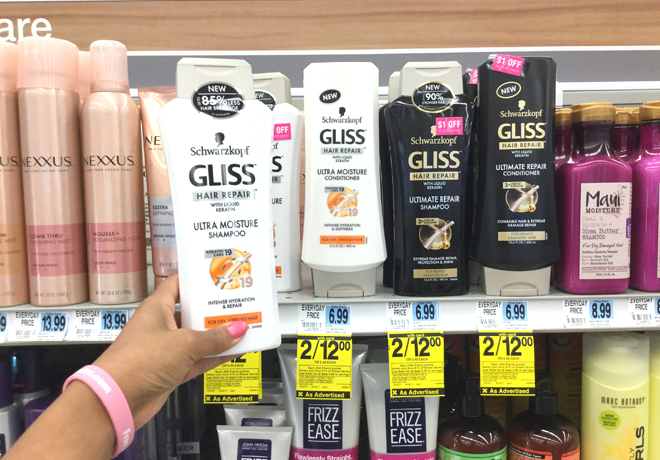 *HOT* $0.83 (Reg $7) Schwarzkopf Gliss Hair Care at Rite Aid