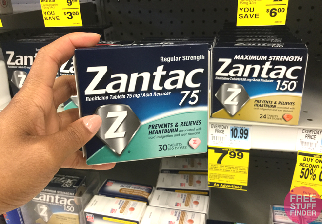 $2.99 (Reg $11) Zantac Heartburn Relief at Rite Aid