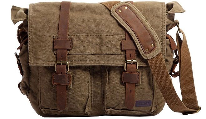 *HOT* $39.99 (Reg $130) Berchirly Canvas Messenger Bag + FREE Shipping