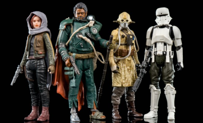 $7.99 (Reg $25) 4-Pack of Star Wars: Rogue One Action Figures (PLUS 5 Accessories!)