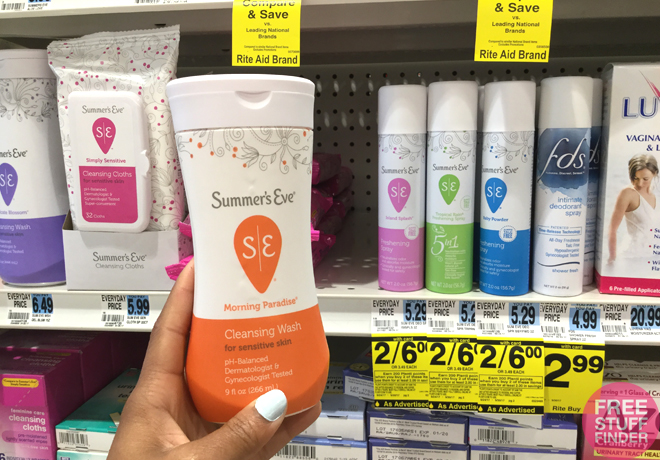 *HOT* $1 (Reg $5.29) Summer's Eve Cleansing Wash at Rite Aid