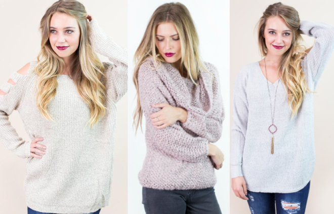 $23.95 (Reg $45) Women's Fall Sweaters + FREE Shipping (Today Only)