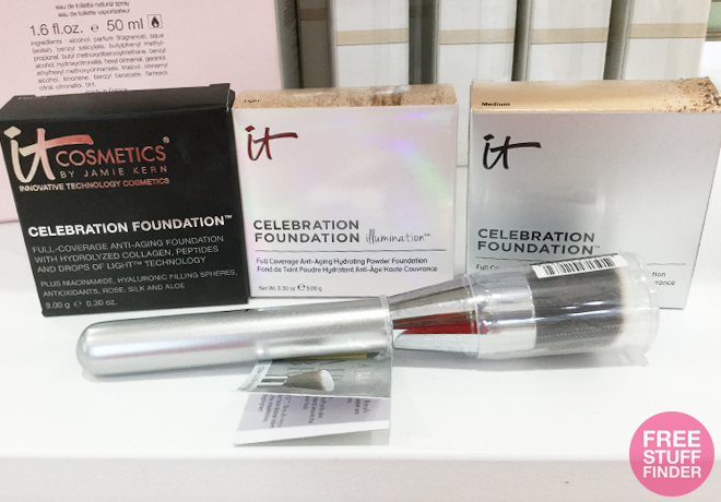 *HOT* Ulta 21 Days of Beauty Sale: 50% Off IT Cosmetics Foundation & Makeup Brush (9/16)