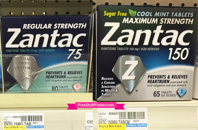 $11.99 (Reg $21) Zantac Tablets at CVS