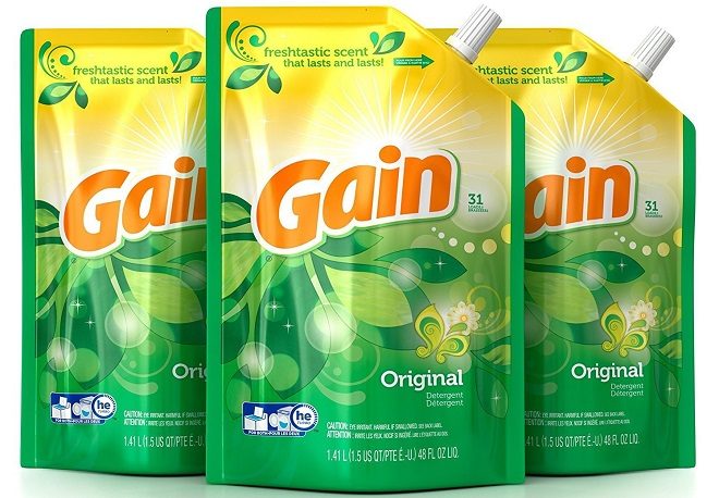 HURRY! $10.14 Gain Smart Pouch Laundry Detergent + FREE Shipping