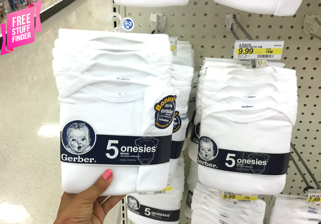 $5.91 (Reg $10) Gerber Baby Onesies at Target (Only $1.18 Each!)