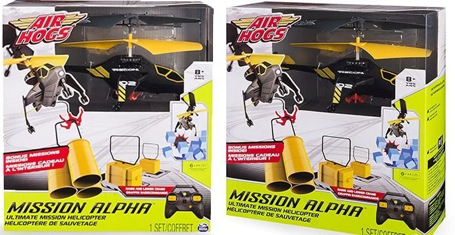 *HOT* $9.85 (Reg $50) Air Hogs Mission Alpha RC Helicopter