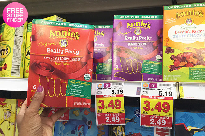 *HOT* $1.49 (Reg $5.19) Annie’s Fruit Snacks at Kroger