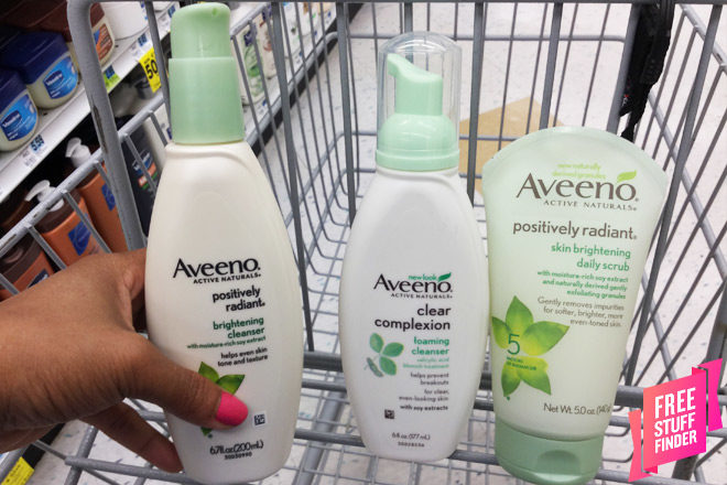 $3.24 (Reg $8.29) Aveeno Facial Cleansers at Walgreens