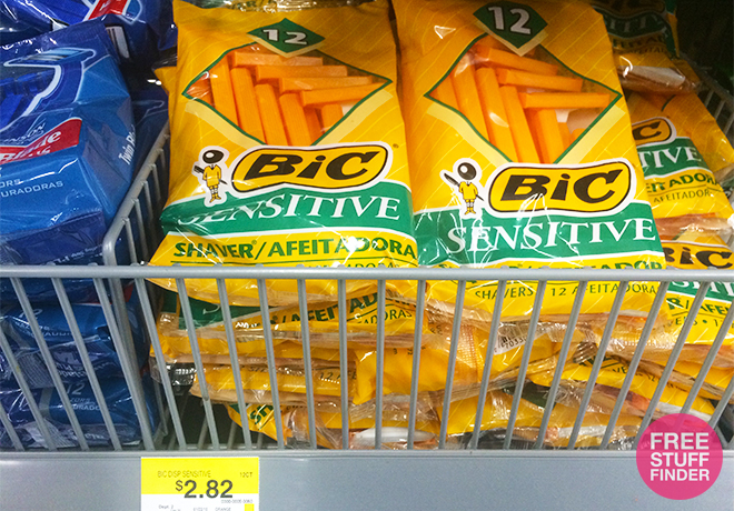 *HOT* FREE BIC Sensitive Razors at Walmart + $1.18 Moneymaker