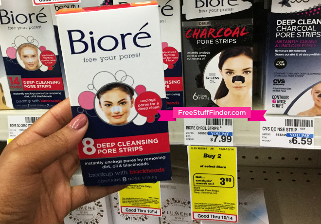 $5.49 (Reg $8) Biore Pore Strips at CVS