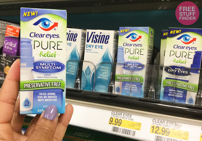 $1.99 (Reg $10) Clear Eyes Multi-Symptom Eye Drops at Target