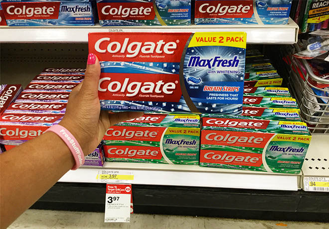 *HOT* $0.80 (Reg $4) Colgate Toothpaste Multipacks at Target ($0.40 per Tube!)