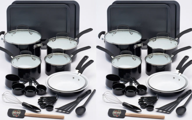 $30.68 Guy Fieri 25-Piece Cookware + FREE Store Pickup