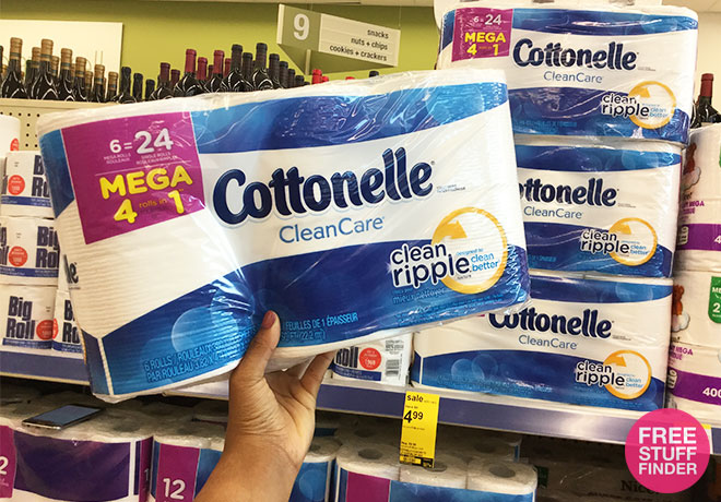 $4.24 (Reg $10) Cottonelle Mega Roll Toilet Paper at Walgreens