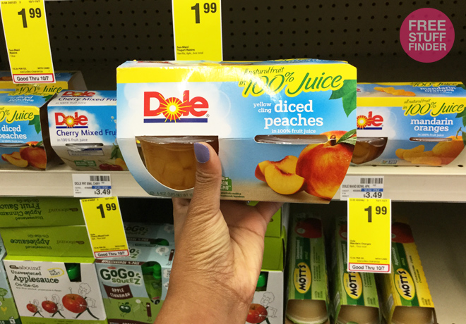 $1.49 (Reg $3.49) Dole Fruit Bowls at CVS