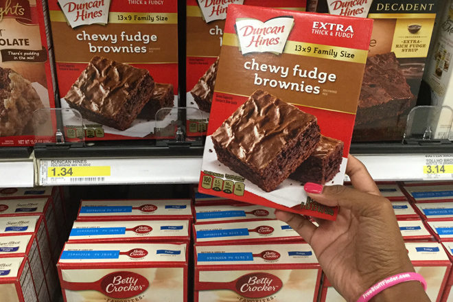 $1 Duncan Hines Brownie Mix at Target