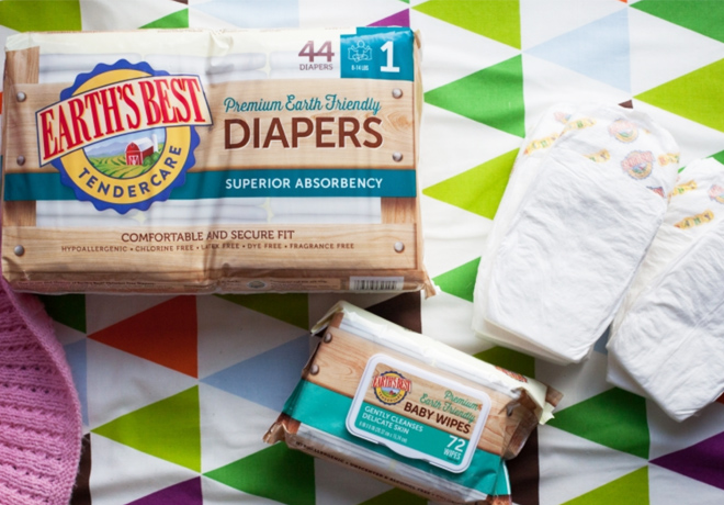 *RARE* 45% Off Earth's Best Diapers + FREE Shipping