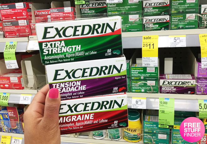 $3 (Reg $11.49) Excedrin Pain Reliever at Walgreens