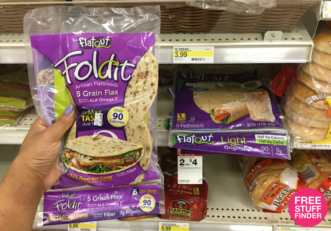 $1 (Reg $3.49) Flatout Flatbread at Target (Print NOW!)