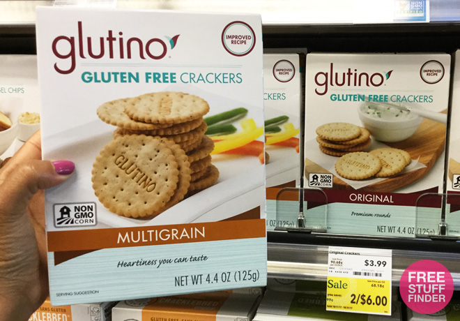 $0.50 (Reg $4) Glutino Crackers at Whole Foods