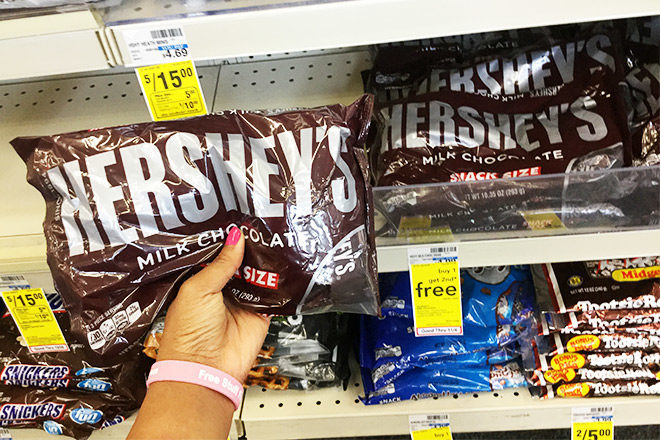 $2 (Reg $5) Hershey’s Snack Size Candy at CVS