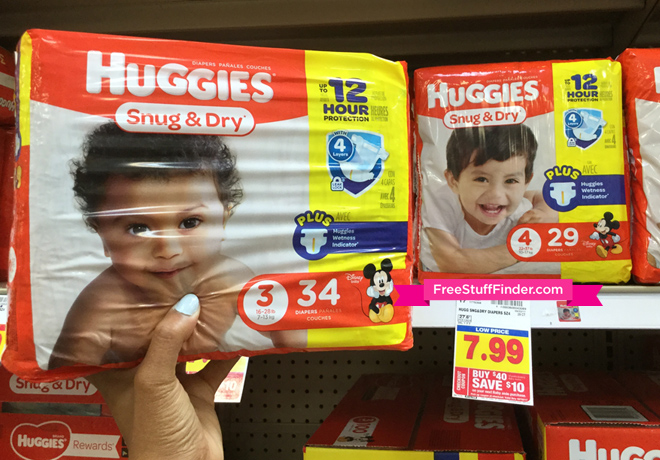 $2.98 (Reg $8) Huggies Jumbo Pack Diapers + FREE Wipes at Kroger (Print Now!)