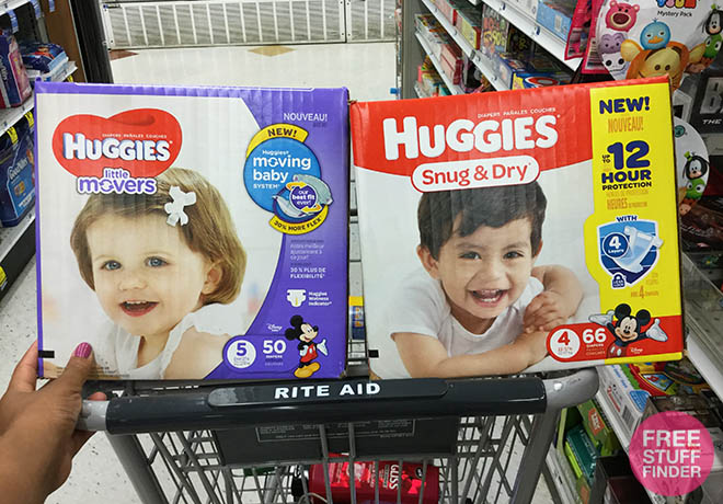 *HOT* $8.49 (Reg $24) Huggies Boxed Diapers at Rite Aid (Print Now!)