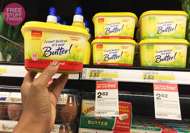 $1.74 (Reg $2.82) I Can’t Believe It’s Not Butter! At Target