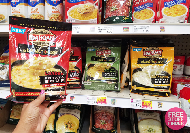 FREE Idahoan Potato Soup at Kroger Affiliates (Today Only)