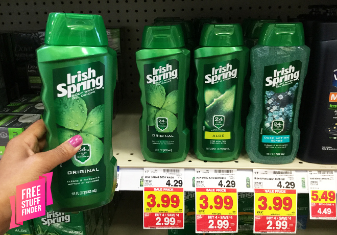 $1.99 (Reg $4.29) Irish Spring Body Wash at Kroger Affiliate Stores