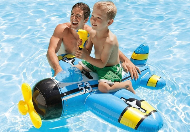 $14.65 (Reg $50) TWO Plane Ride-On Pool Floats