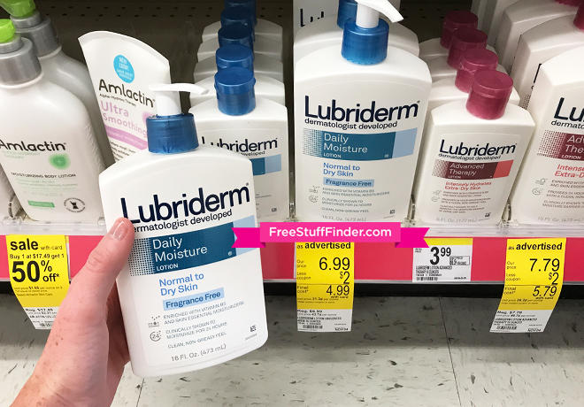 $1.24 (Reg $7) Lubriderm Lotion at Walgreens