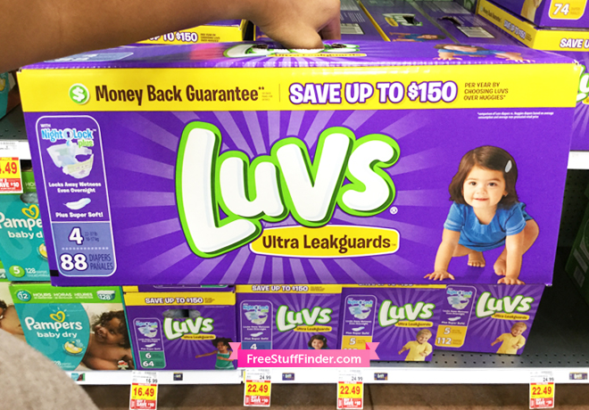 $9.49 (Reg $25) Luvs Boxed Diapers at Kroger & Affiliate Stores