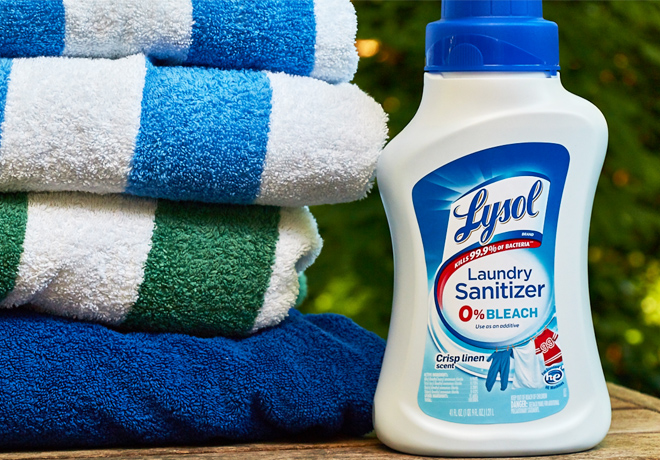 $8.44 Lysol Laundry Sanitizer + FREE Shipping