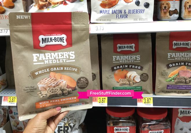 $1.37 (Reg $4) Milk-Bone Farmer's Medley Biscuits at Walmart (Print Now!)