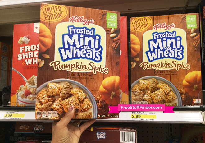 $1.74 (Reg $3) Pumpkin Spice Frosted Mini Wheats at Target (Print Now!)