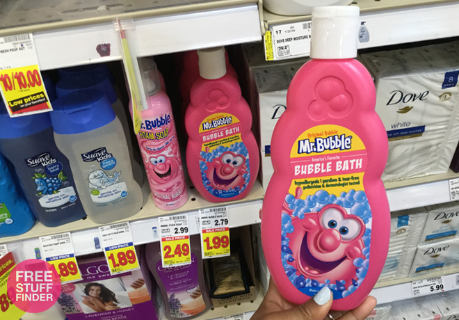 $1.24 (Reg $2.79) Mr. Bubble Bath at Kroger