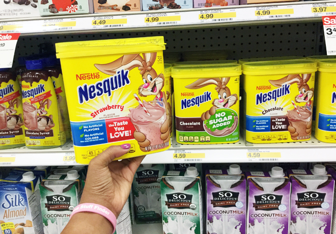 $2.75 (Reg $4.59) Nestle Nesquik Powder at Target