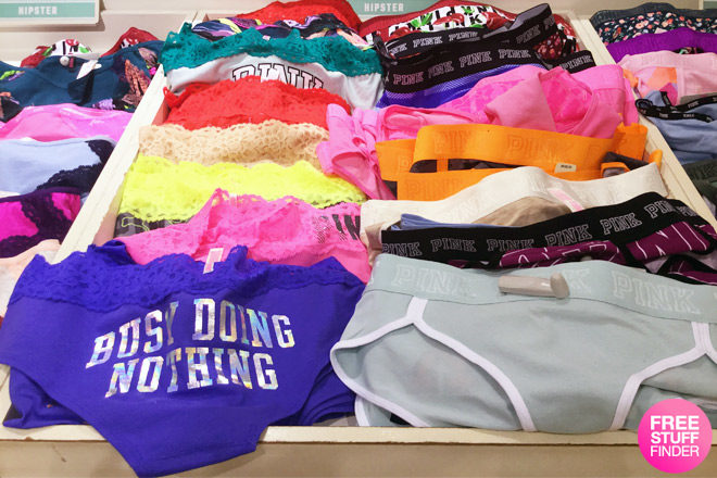 *HOT* 7 for $28 Victoria’s Secret PINK Panties + $10 Off Bra Purchase