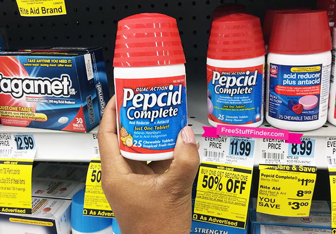 $1.64 (Reg $12) Pepcid Acid Reducer at Rite Aid