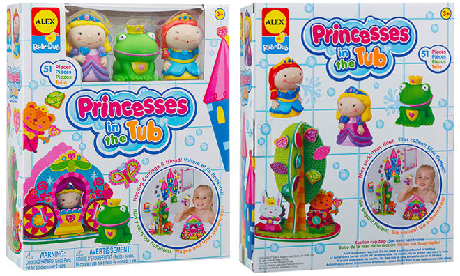 $10.85 (Reg $25) ALEX Toys Rub a Dub Princesses In My Tub Set