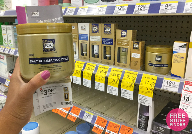 *HOT* FREE RoC Daily Resurfacing Disks at Walgreens + $3.81 Moneymaker